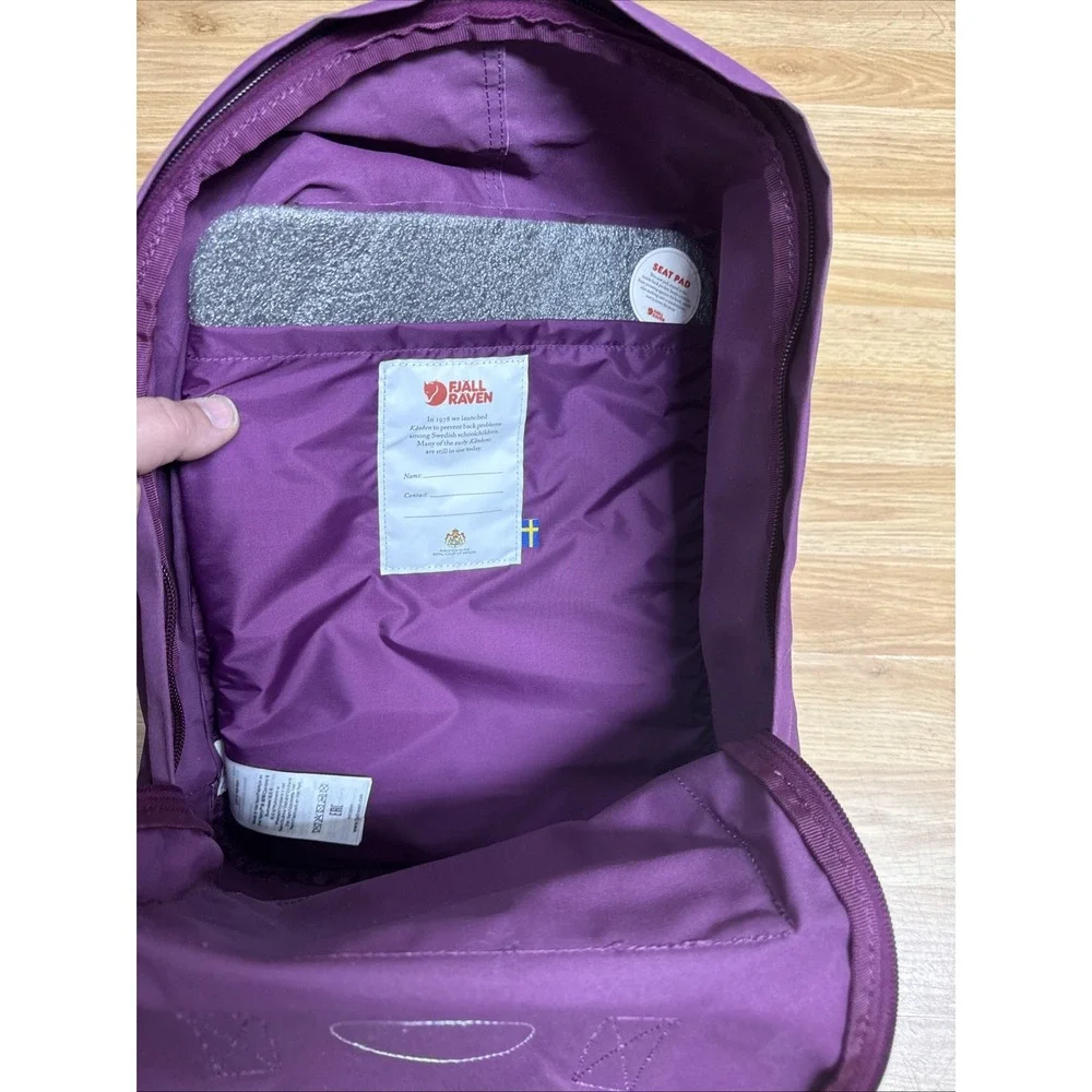 NWT Fjallraven 23510 Kanken Classic Backpack Bag 421 Royal Purple